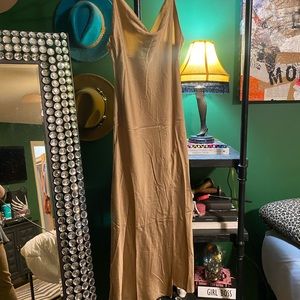 Silk Slip Midi Dress